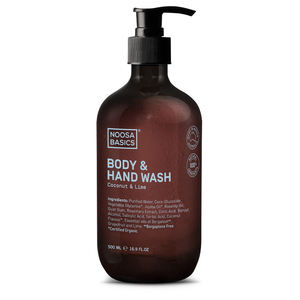 Noosa Basics Body & Hand Wash - Coconut & Lime 500ml