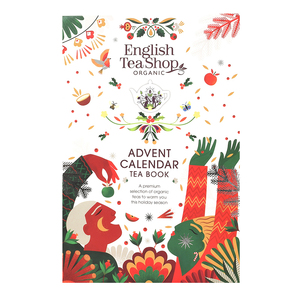 Christmas 2024 English Tea Shop Advent Calendar Tea Book White