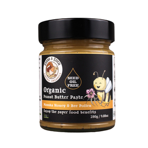 Seeds & Such Organic Peanut Paste - Manuka Honey & Bee Pollen 280g