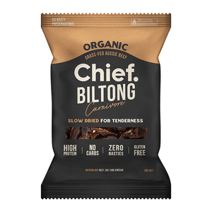 Chief Grass Fed Biltong - Carnivore 90g