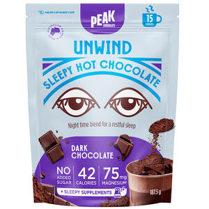 Peak Chocolate Unwind Hot Chocolate - Dark 187.5g