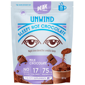 Peak Chocolate Unwind Hot Chocolate - Milk 187.5g