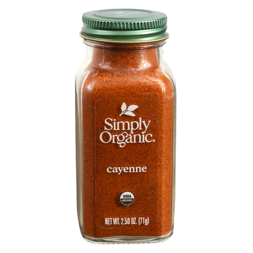 Simply Organic Cayenne Pepper LARGE GLASS 71g