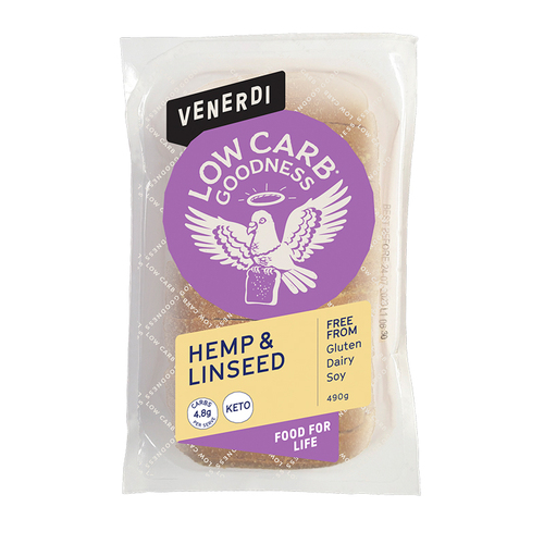 Venerdi Low Carb Goodness Keto Hemp & Linseed 490g