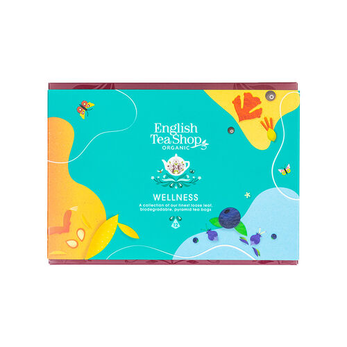 English Tea Shop Gift Pack Wellness Prism 12 Pyramid Tea Bags