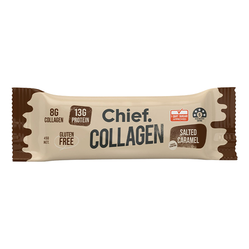 Chief Collagen Protein Bar - Choc Salted Caramel 45g