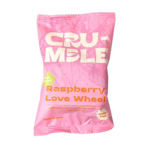 Crumble Charms Raspberry Love Wheel 60g