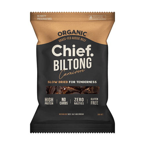 Chief Grass Fed Biltong - Carnivore 30g