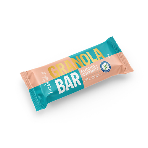 Bask & Co Almond & Coconut Granola Bars 45g