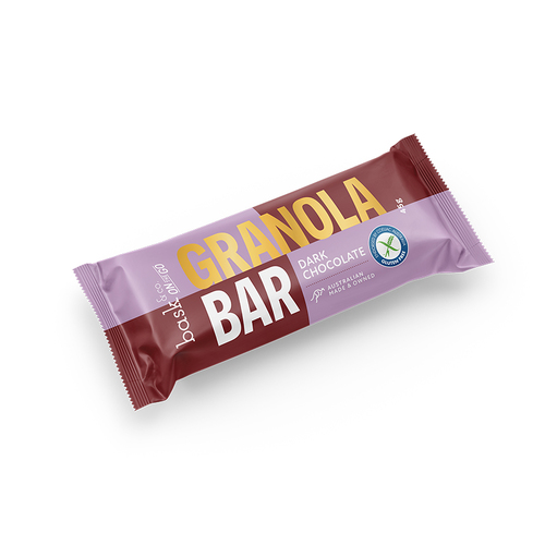 Bask & Co Dark Chocolate Granola Bars 45g